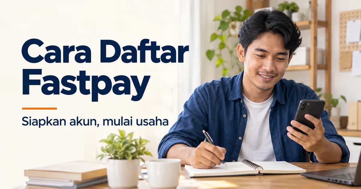 Cara daftar Fastpay untuk calon agen